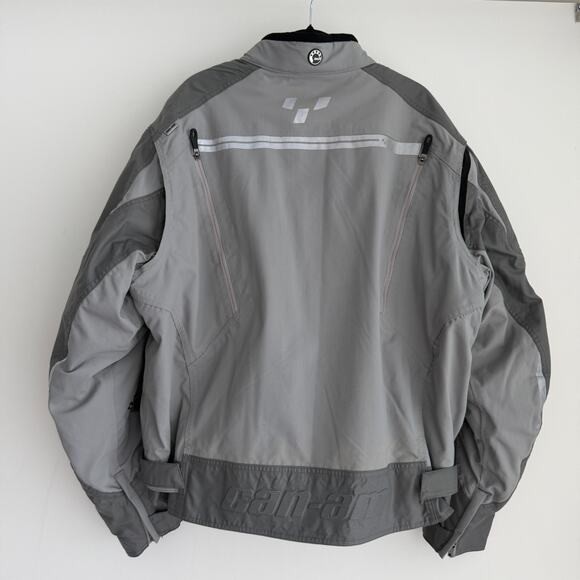 Can-Am Spyder BRP Jacket Mens XXL Gray Cruise Coat Riding Motorcycle Biker RPM - Picture 7 of 14